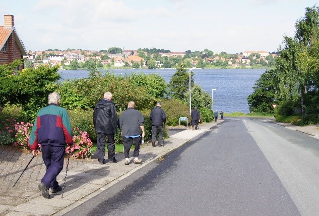 Elderly walking