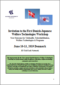 Invitation to Japanese-Danish Welfare Technologies Workshop, June 2019