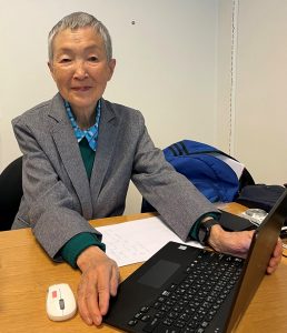 Ms. Masako Wakamiya at AAU